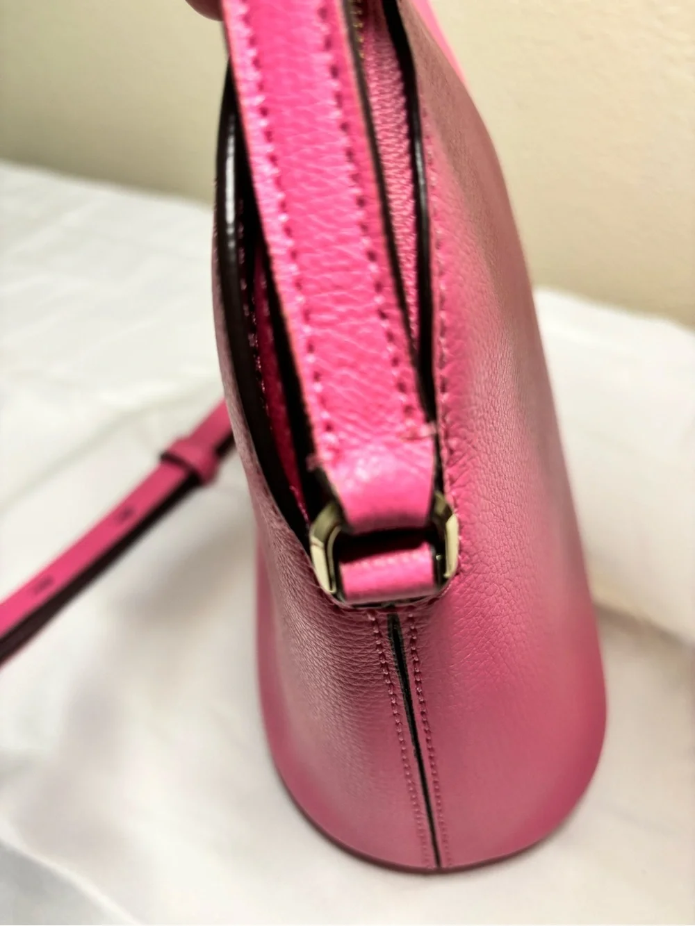 Kate Spade Sylvia Medium Dome Pebbled Leather Crossbody